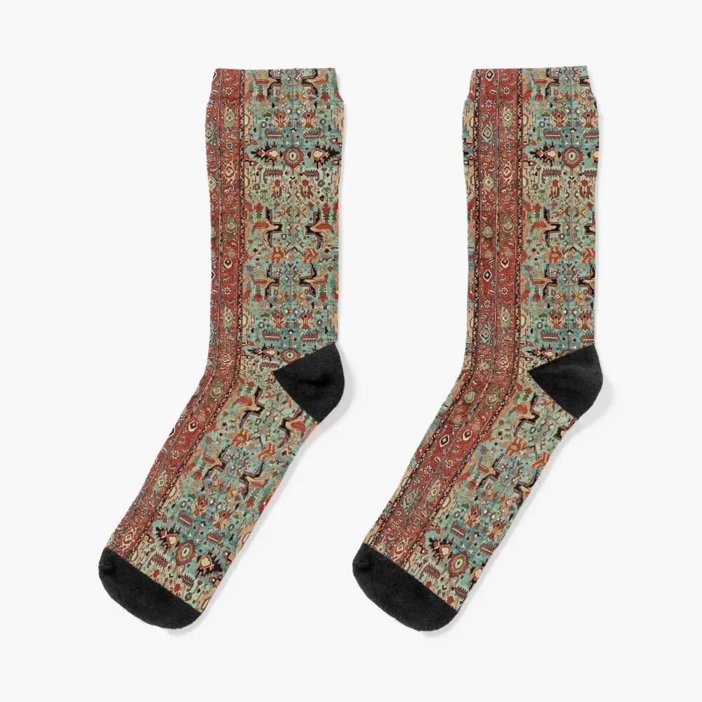 

oriental rug Vintage Antique Persian Carpet Socks kids New year's Lots Run Socks For Man Women's