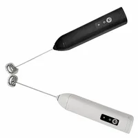Mousseur à lait électrique rechargeable sans fil, mini fouet à café, batteur à œufs, mélangeur portatif 5