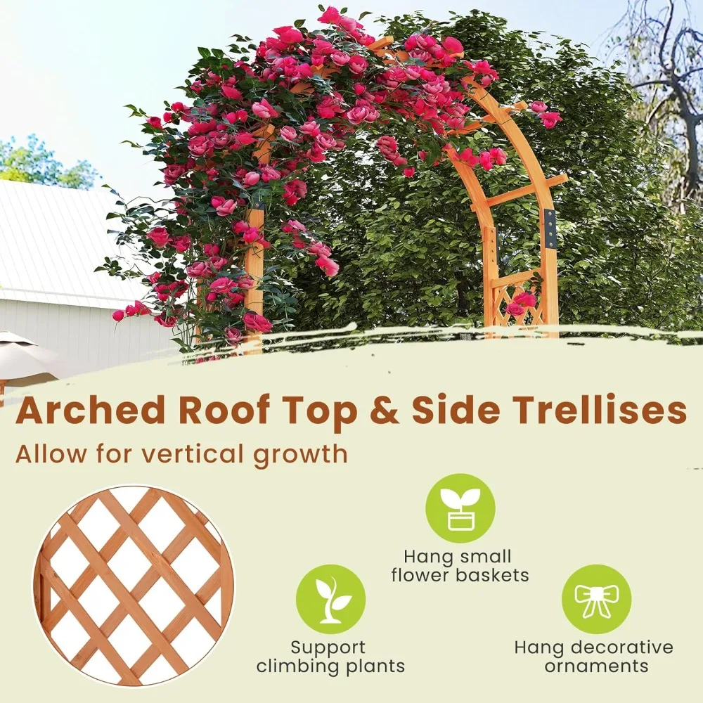 Wooden Garden Arbor image 3