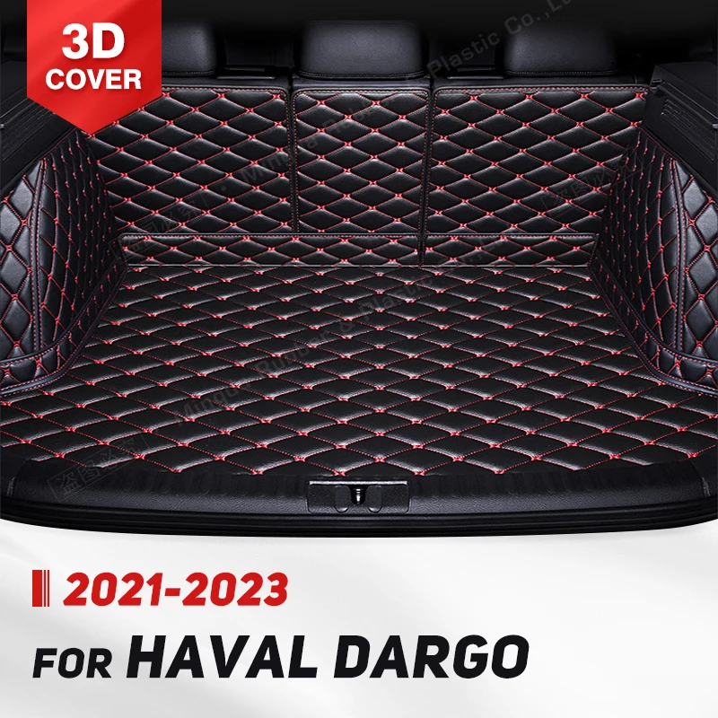 

Auto Full Coverage Trunk Mat For HAVAL Dargo 2021 2022 2023 Leather Car Cover Pad Cargo Liner Interior Protector Accessories