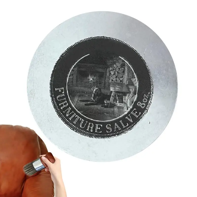Furniture Salve for Leather Conditioner Kit for Furniture and Brush Paint Salve Leather Care and Brush