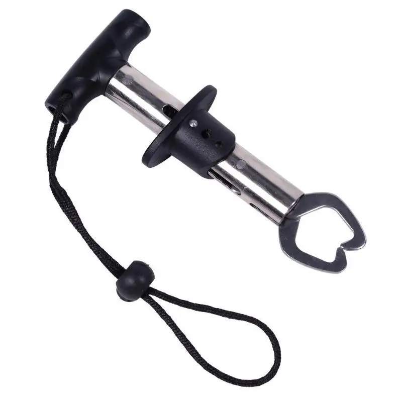 Stainless Steel Fish Grip with T Knob - Premium Fishing Controller & Lure Pliers