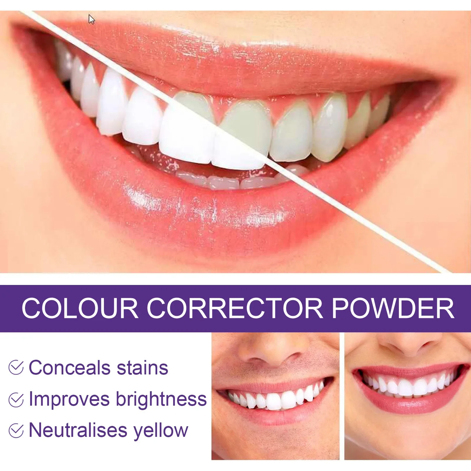 Teeth Whitening Powder Oral Cleansing Yellow Tooth Removal Stain Plaque Fresh Breath Dental Hygiene Tooth Brightening Toothpaste teeth cleaner teeth whitening powder teeth whitening toothpaste