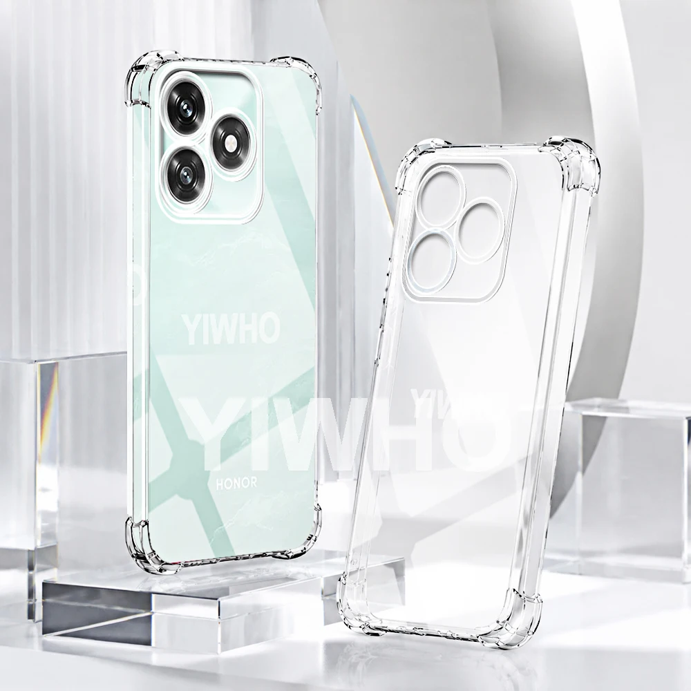 Transparent Shockproof Soft TPU Phone Case - Clear Back Cover, Multiple Piece Options