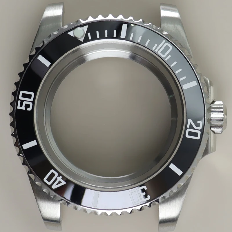 Luxury 40mm Men's Watch Case - 316L Stainless Steel, Premium Design