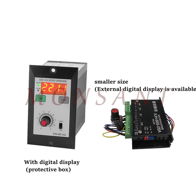 Egyenáramú Rezgés Motor Meghajtó Digitális Kijelző Sebességvezérlő 12V24V36V - Image 2