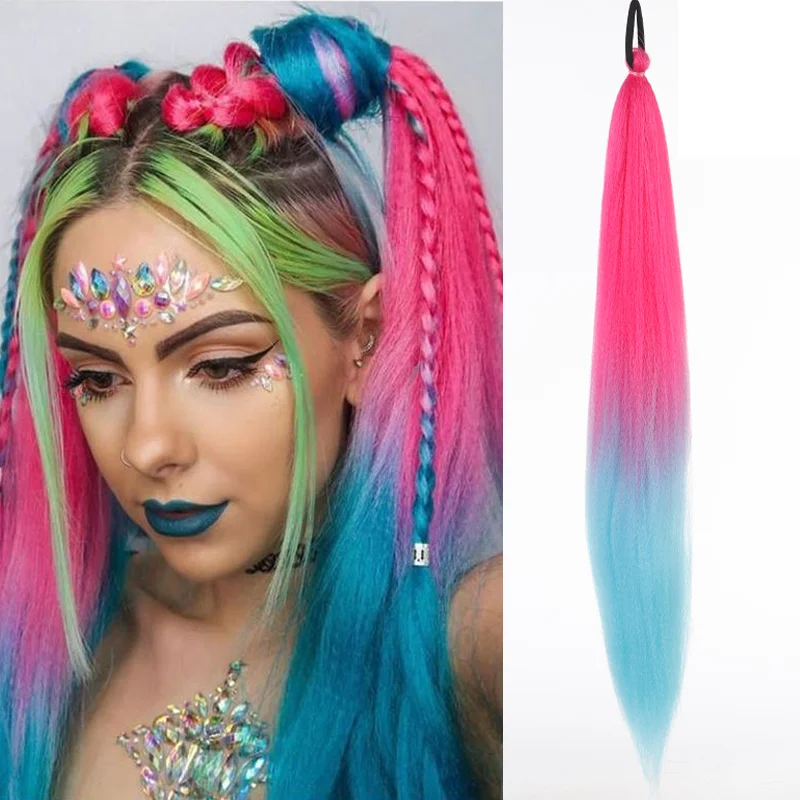 LUPU Ombre Ponytail Extension Image 18