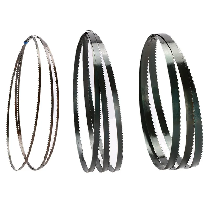 

3Pcs Woodworking Saw Blades 14Tpi Cut Curve Band Saw Blades 1400mm * 3, 6.35, 9.5mm * 6/14Tpi bandsaw pully