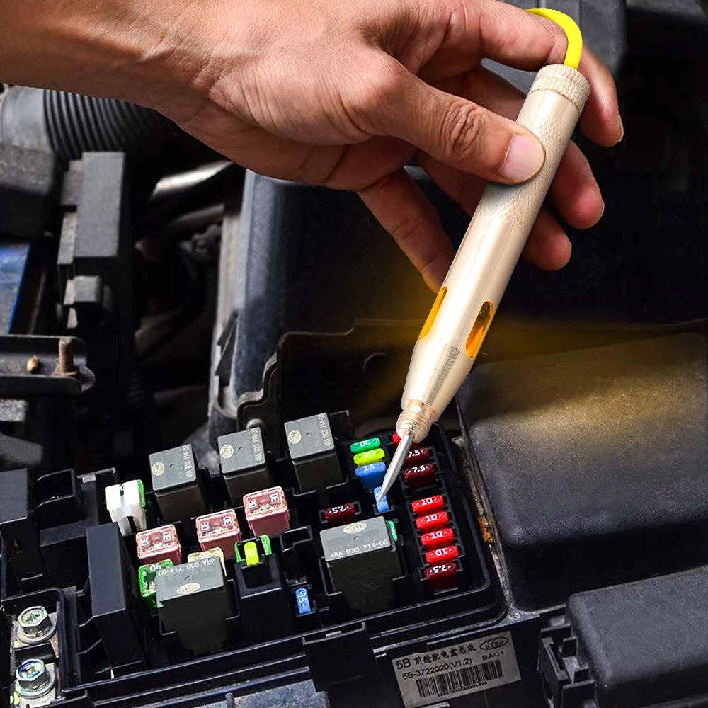 Multivoltage Automotive Circuit Tester with Copper Diagnostic Pen