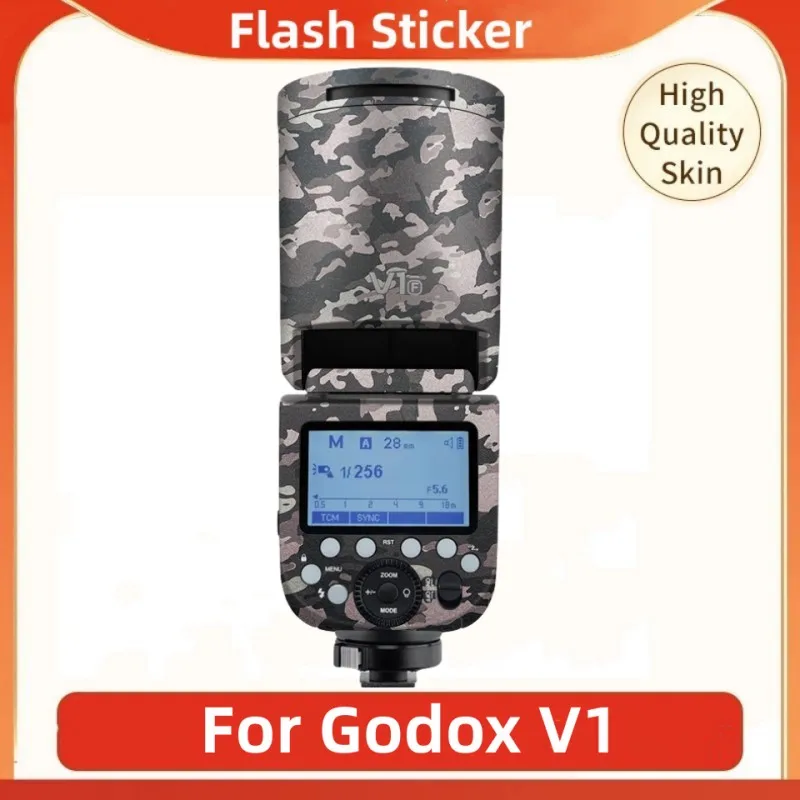 For Godox V1 Decal Skin Vinyl Wrap Film Camera Flash Protective Sticker Protector Coat V1C V1N V1S V1F V1O V1P
