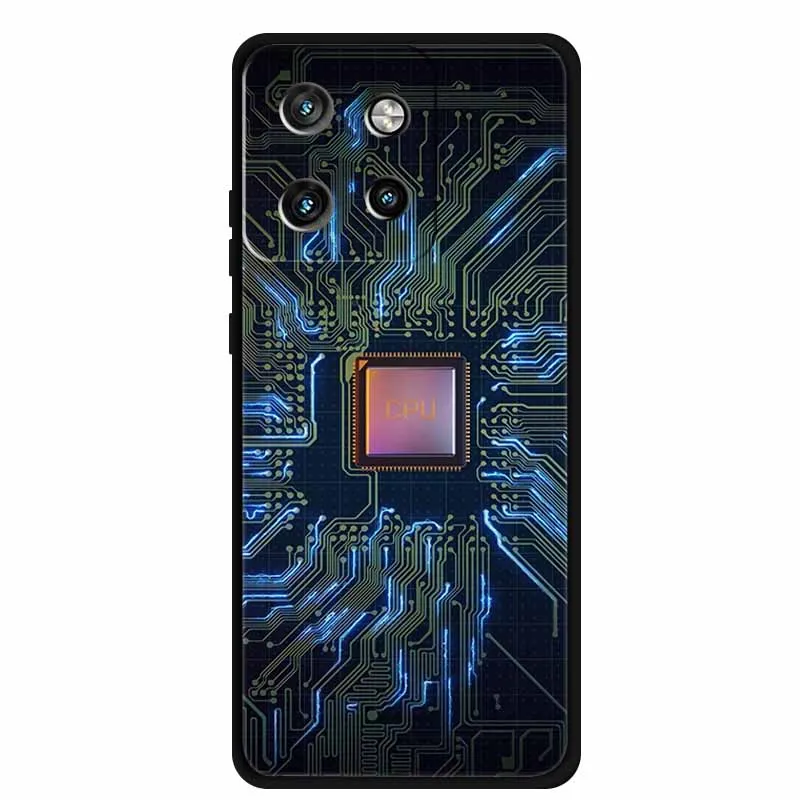 Ultra Soft Silicone TPU Protector Phone Case - Colorful Shell Design