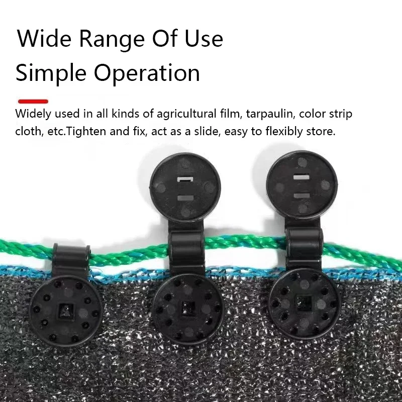 Tent Clips Plastic Clips 10/20/50/100Pcs Awning Plastic Clip Summer Shade Cloth Net Clip Removable Camping Sunproof Tent Fixed For Outdoor Tent