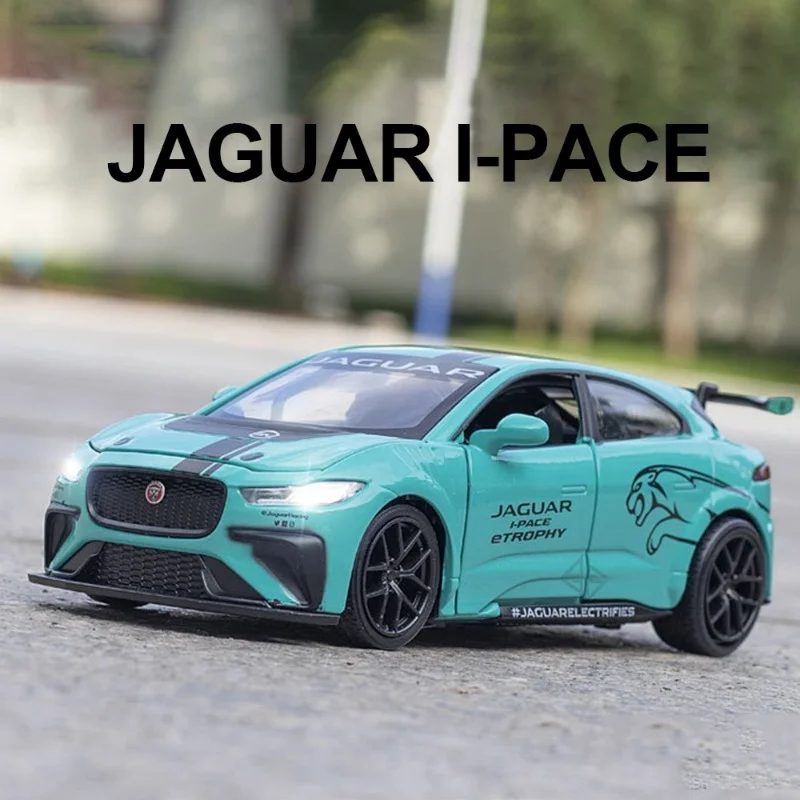 Toy Car 1:32 Scale Jaguar I-Pcae E Metal Alloy Diecast Car