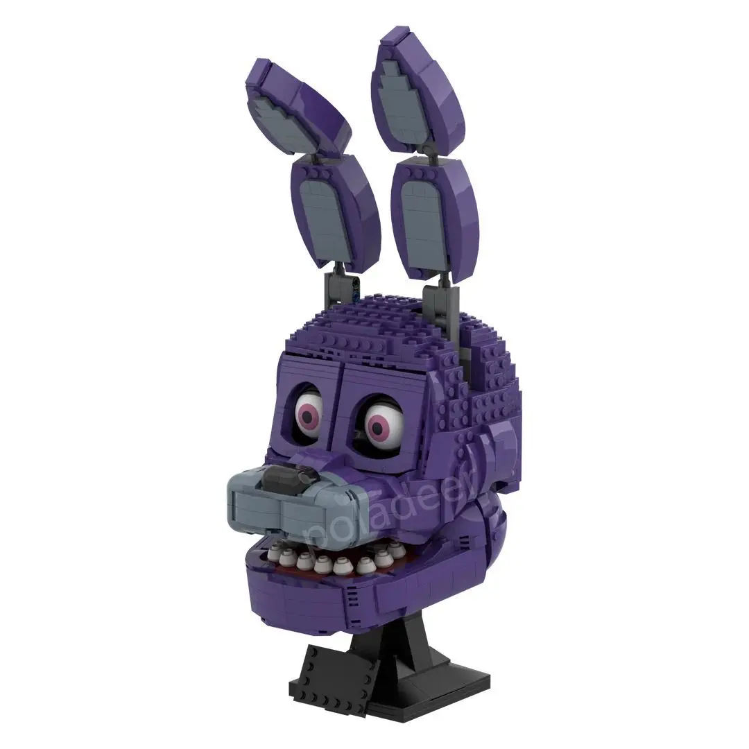 Technical Moc Bricks Famous Games Model the Bunny Head Modular Building Blocks Aldult Gift Toys For Children DIY Sets Assembling