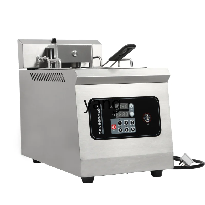 CX Commercial Timing Automatic Lifting Deep Fryer Desktop Fried Chicken Fried Skewers French Fries