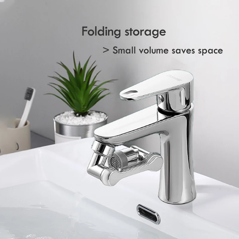 Faucet Aerator ABS Universal Rotation Extender Splash Filter Kitchen Washbasin Faucets Bubbler Nozzle Two Modes for Water Outlet