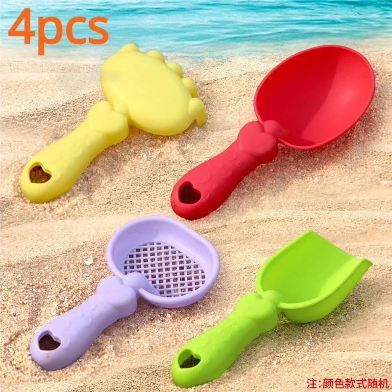Set di Giocattoli da Spiaggia per Bambini, Kit per Giochi con Sabbia e Acqua con Secchio, Paletta, Rastrello, Annaffiatoio, Attrezzi Estivi per Sandbox all'Aperto per Bambini - immagine 5