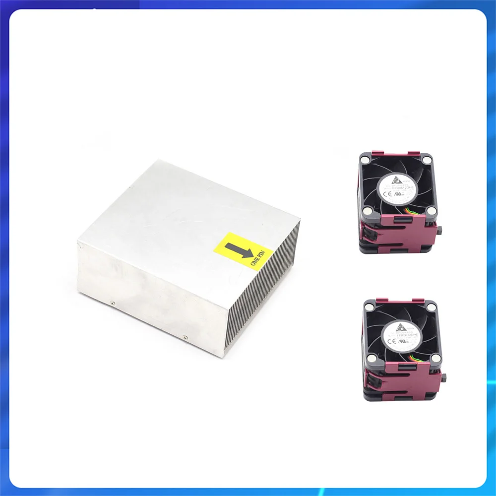 Originale Per Hp Proliant Dl380 G6 Dl380 G7 Processore Kit Dissipatore Di Calore Cooler 496064-001 469886-001 Ventola Di Raffreddamento 496066-001 463