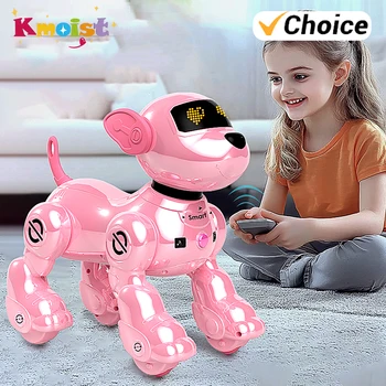Smart Rc Robot pittura Controllo vocale cane acrobatico Telecomando Robot giocattolo Cane Giocattoli danzanti interattivi programmabili per regalo per ragazzi