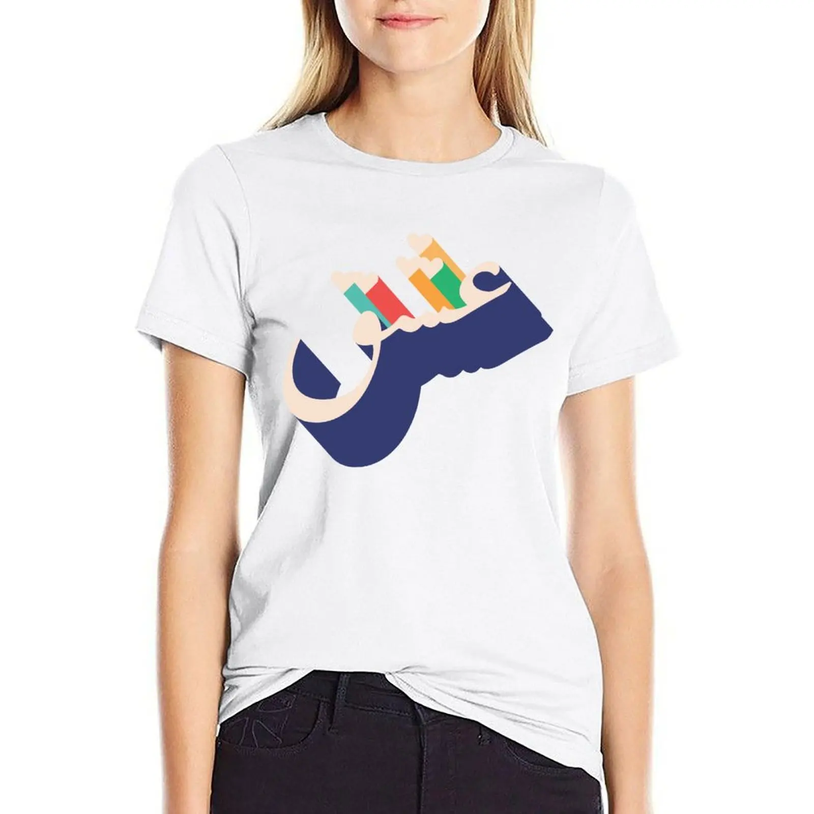 

eshgh T-shirt hippie clothes funny t-shirt dress for Women long