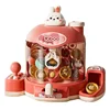 Mini Doll Machine Toy Kids Clip Doll Claw Machine Doll Grabber Arcade Claw Crane Machine with Music And Lighting 4