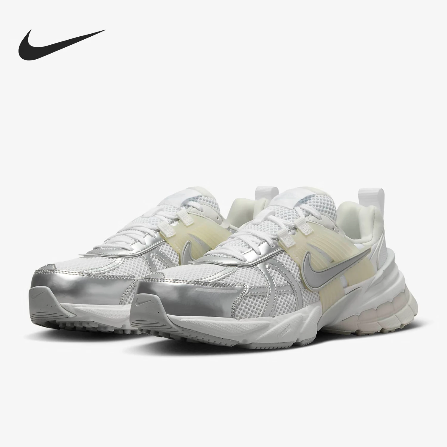 thumbnail image 1 of Nike V2K Run Mesh - Zapatillas de running informales transpirables para hombre y mujer, populares, con amortiguación de masaje ligero, para caminar al aire libre, 1 of 5