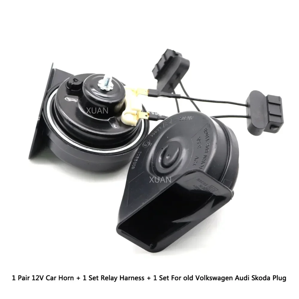 Car Auto Horn Snail Horn For old Volkswagen C-TREK T-Roc Tharu TAYRON T-Cross Audi S3 S4 S5 S6 S7 S8 SQ5 R8 RS 3 4 5 6 7