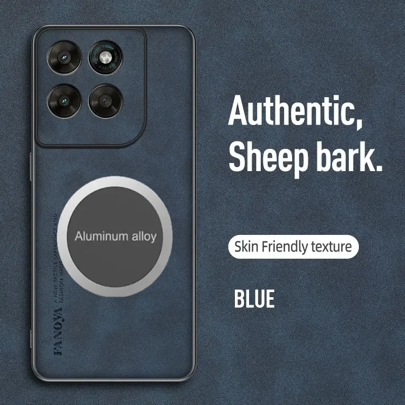 Luxurious Sheepskin Magnetic Protective Phone Case