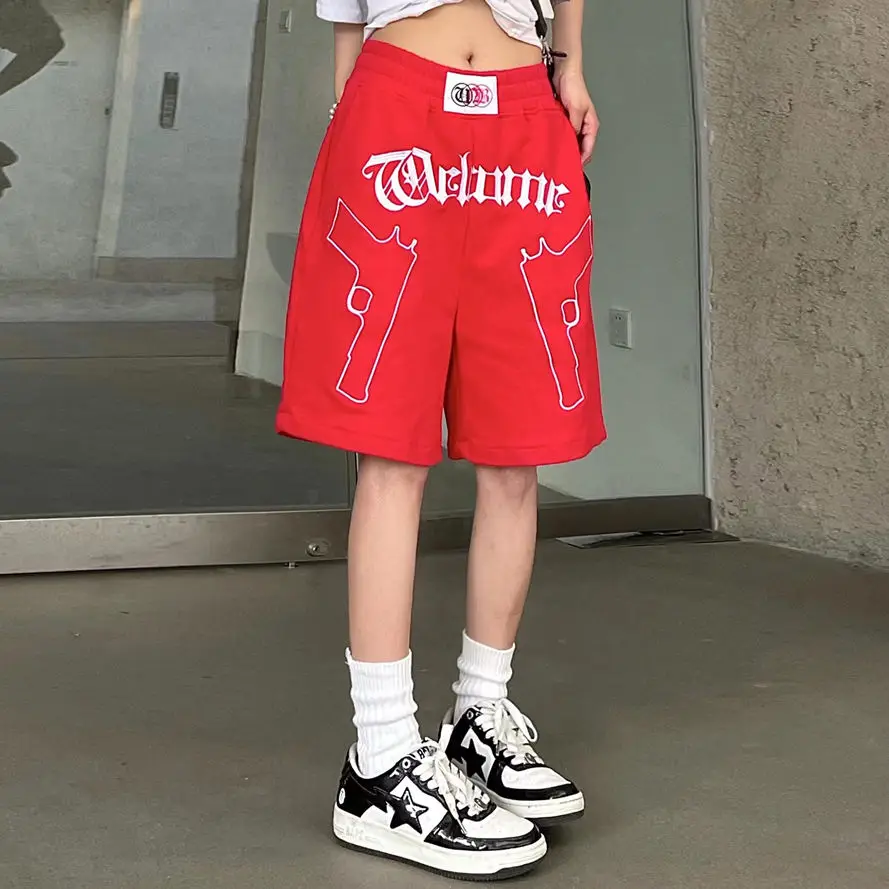 Y2k Streetwear Shorts Mens Harajuku Hip Hop Alphabet Graphic Oversized  Basketball Shorts 2023 Summer Loose Casual Sports Shorts - AliExpress