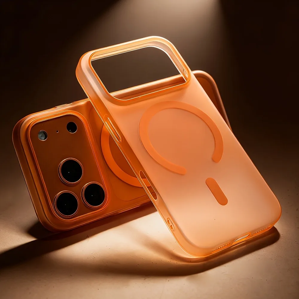 Sleek Matte Magnetic Wireless Charging Phone Case with Magsafe Compatibility
