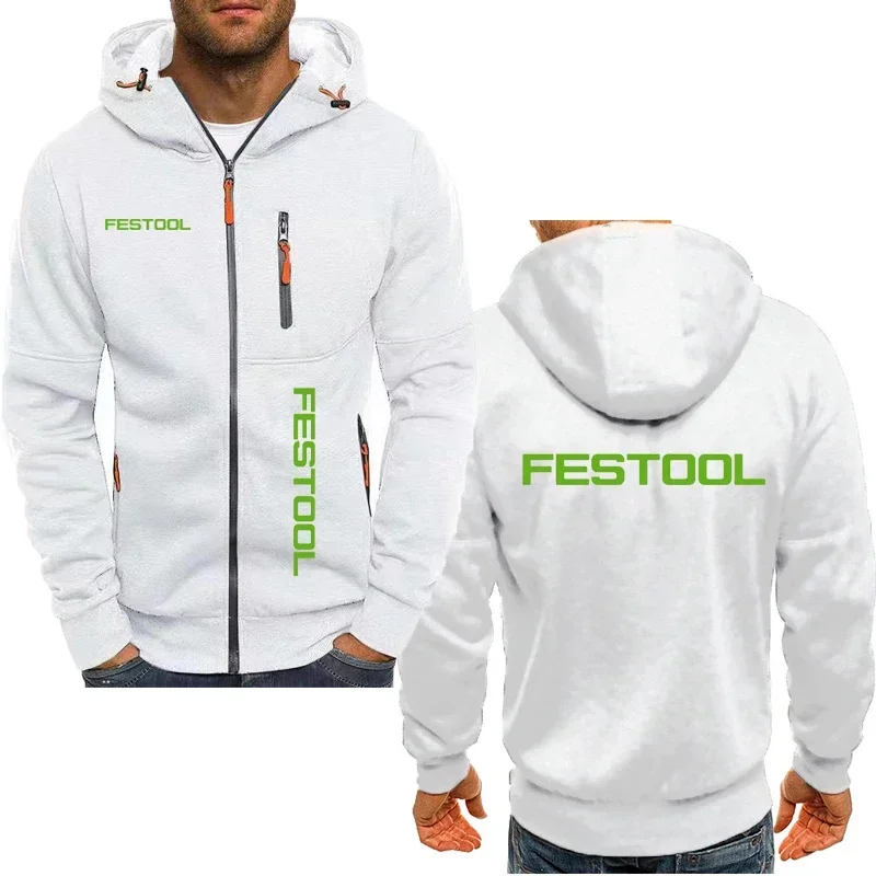Spring and Autumn Men's hooded jacket Festool tools printing Fashion casual y2k men's hoodie fleece cotton men's hoodie 3
