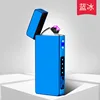 2022 NEW USB Metal Double Arc Windproof Plasma Lighter, Touch Sensor, LED Power Display, Men's Gift Cigarette Accessories 4