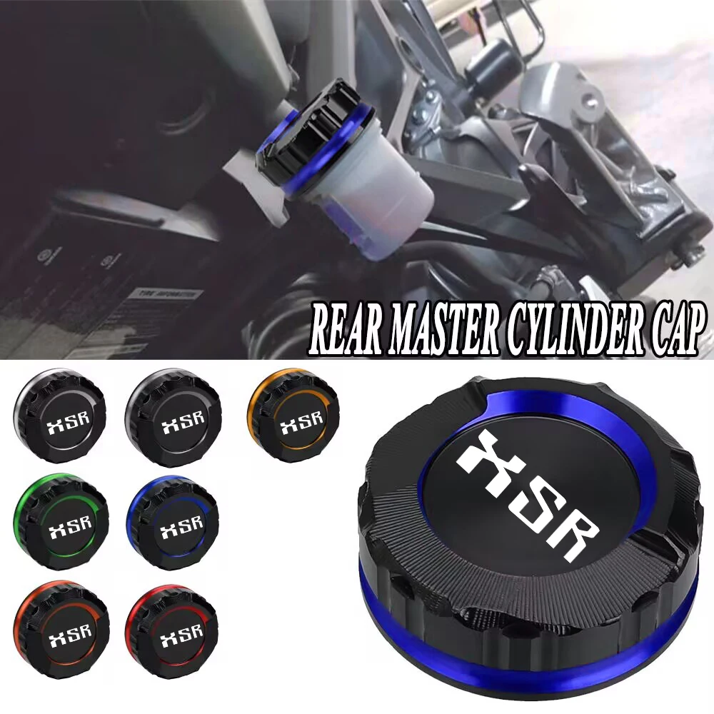 

FOR YAMAHA XSR900 XSR700 XSR 700/900 2016-2023 2022 2021 2020 2019 2018 Rear Brake Fluid Cylinder Master Reservoir Cover Oil Cap