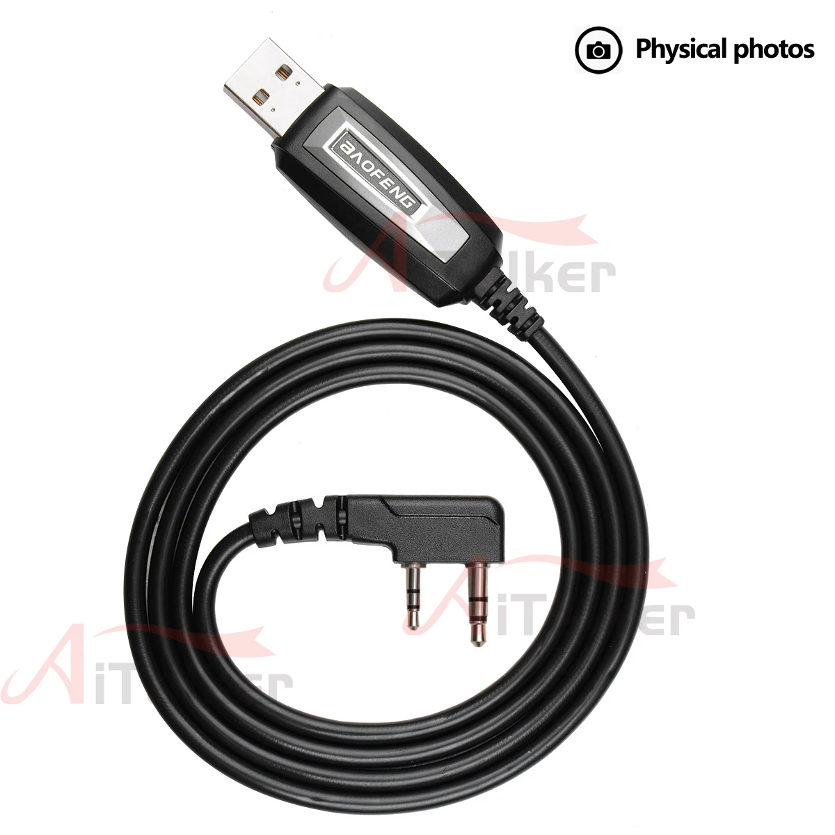 Quansheng UVK5 UVK6 UV5RPlus Original Baofeng USB Programming Cable With Driver CD For UV-5R BF-888S UV-82 Walkie Talkie