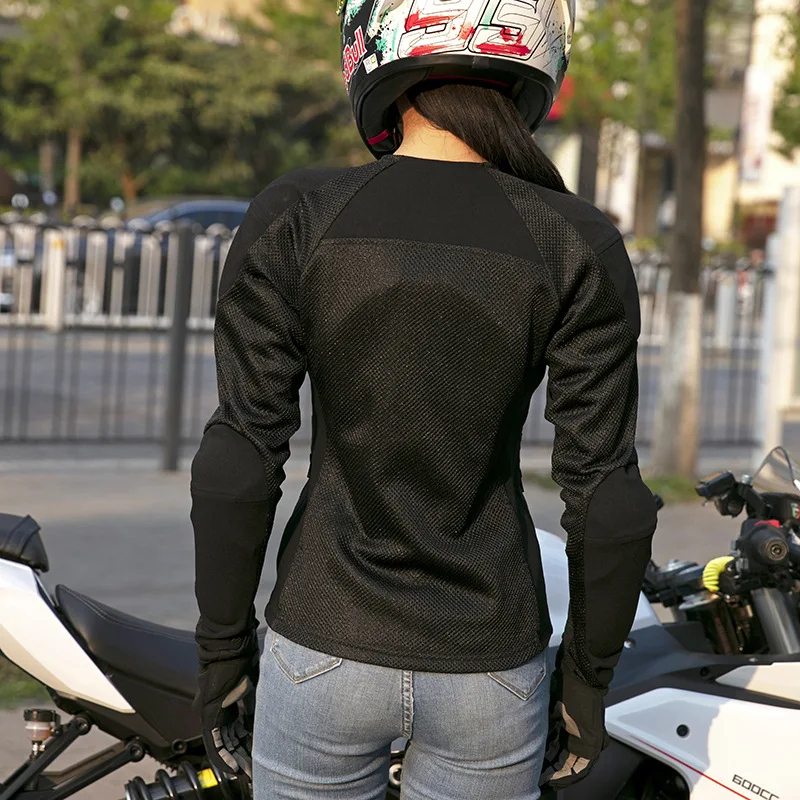 Summer Women Motorcycle Jacket Lycra Mesh Tight Moto Body, 54% OFF