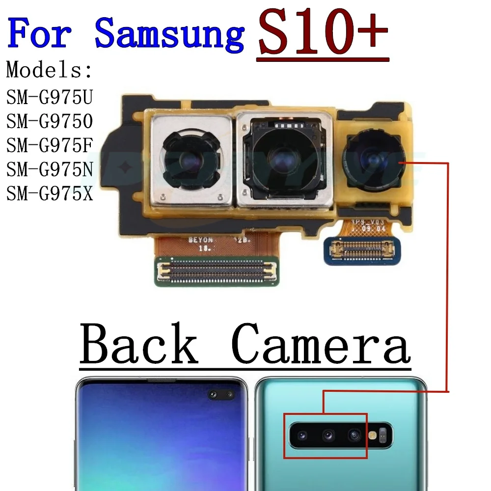High-Quality Front and Rear Camera with Flex Cable