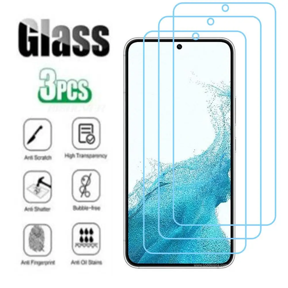 

Защитное закаленное стекло 9H для Samsung Galaxy S22 6,1 дюйма, защита экрана телефона, защитная пленка