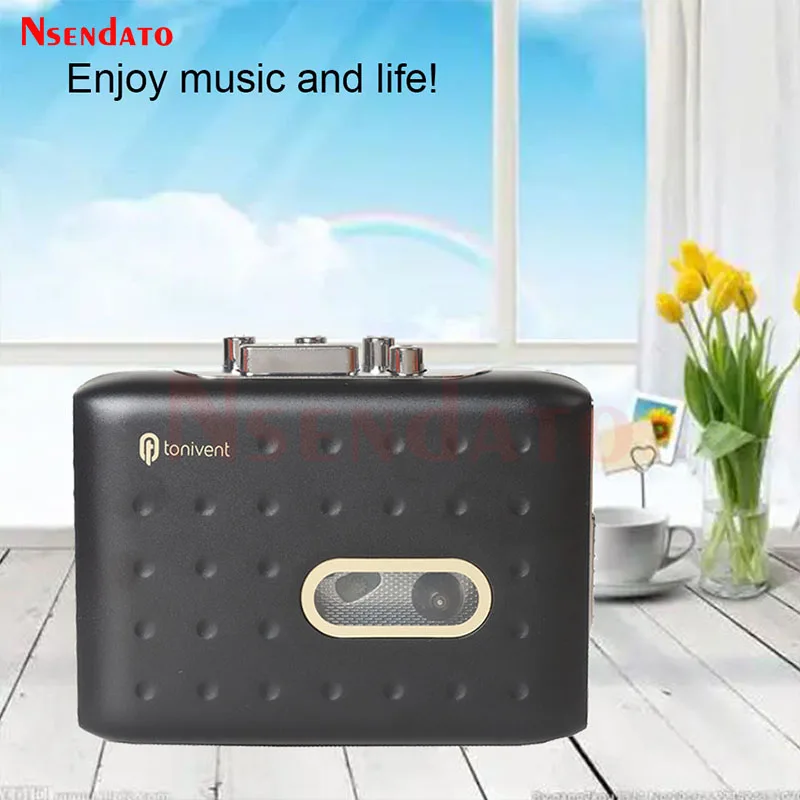 USB C Cassette Capture Player Recorder old tape to MP3 Converter Digital Cassette Audio Music Player tape to PC With Headphone