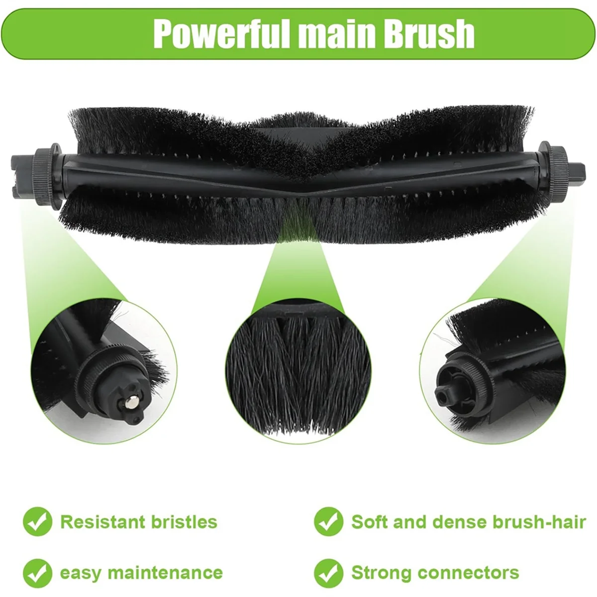 FZFZ For L60/ L60 / L50/ L50 Robot Vacuum Cleaner Main Side Brush Hepa Filter Mop Cloth Dust Bags Parts