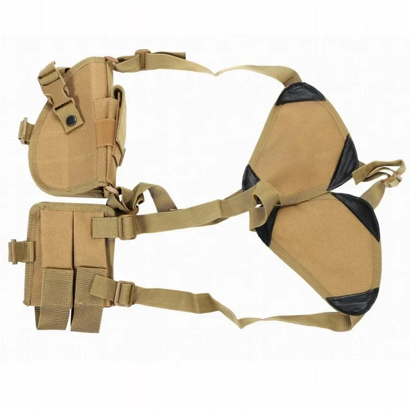 Versatile Concealed Carry Underarm Shoulder Holster with Dual 9mm Pouches