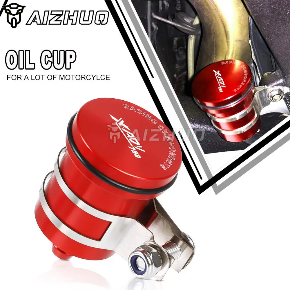 

Motorcycle Universal Brake Fluid Reservoir Clutch Cylinder Tank Oil Fluid Cup For Honda XADV750 X-ADV 750 XADV X-ADV750 ALLYEARS