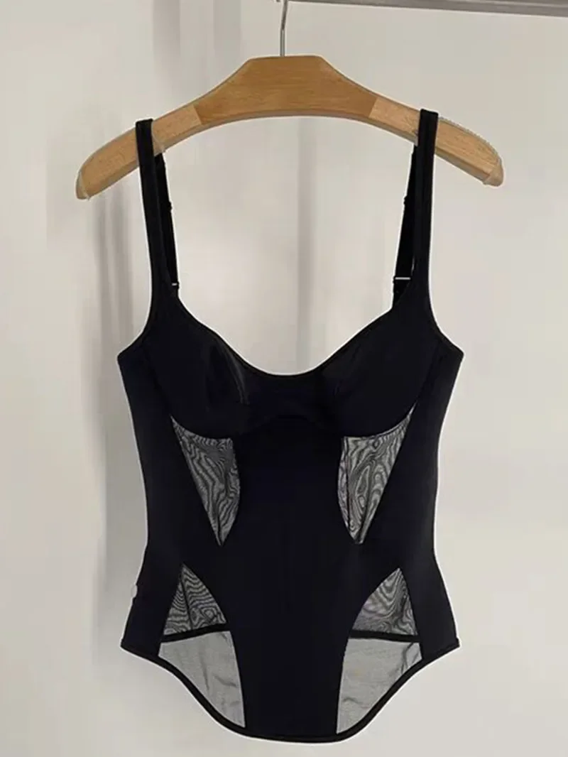 

Women's Camisole 2023 New Hot Summer Slim Sexy Transparent Sleeveless Sling Top