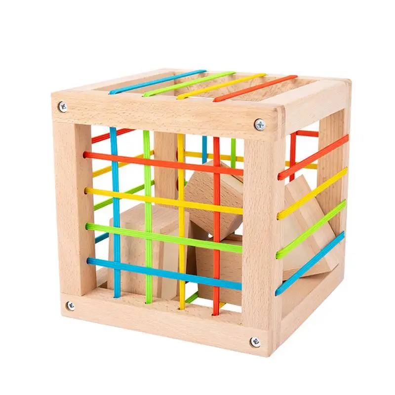 

Shape Sorting Cube Stacking Blocks Montessori Toys Stacking Blocks Montessori Toys Promotes Fun Learning Creativity & Skills