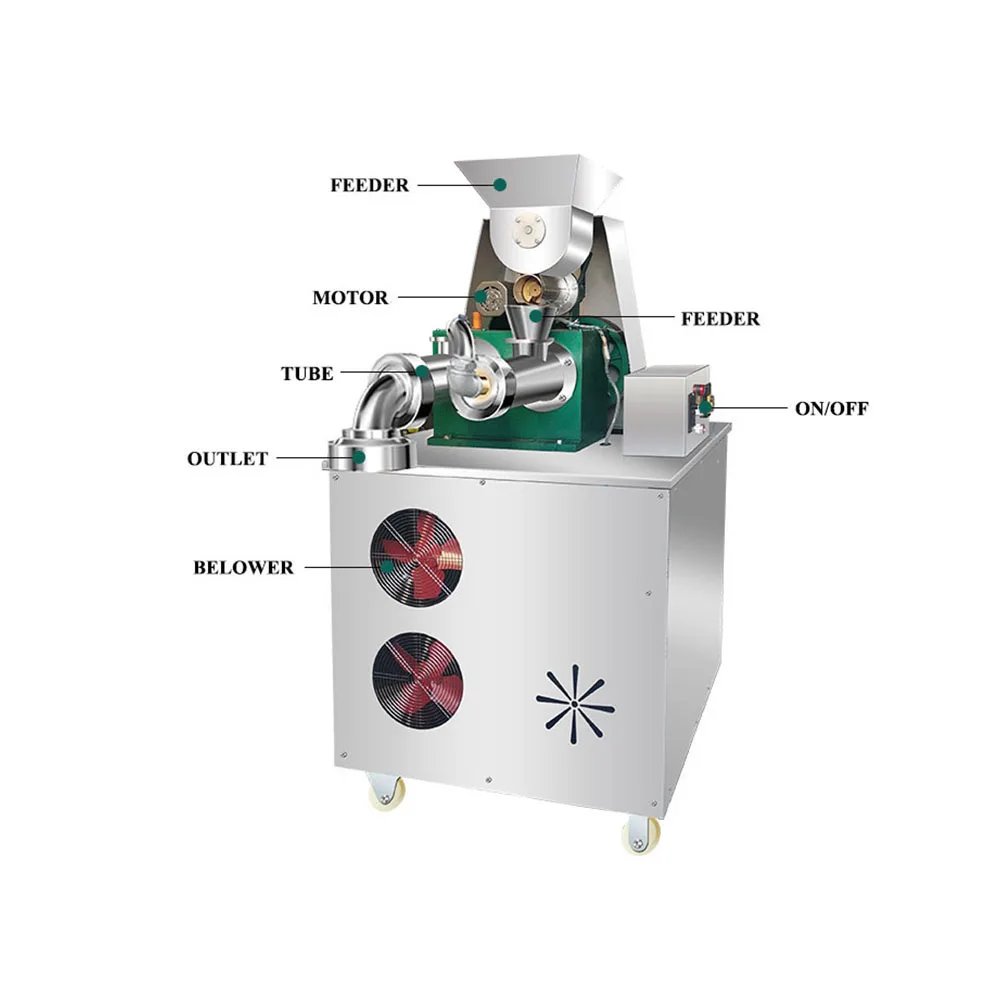 Automatic Electric 20KG/H Rice Corn Noodle Making Machine Easy To Operate Corn Rice Noodles Extruder Vermicelli Noodle Machine factory price easy to operate automatic wood nail gun cn55 cn70 cn80 cn100 air coil wooden pallet