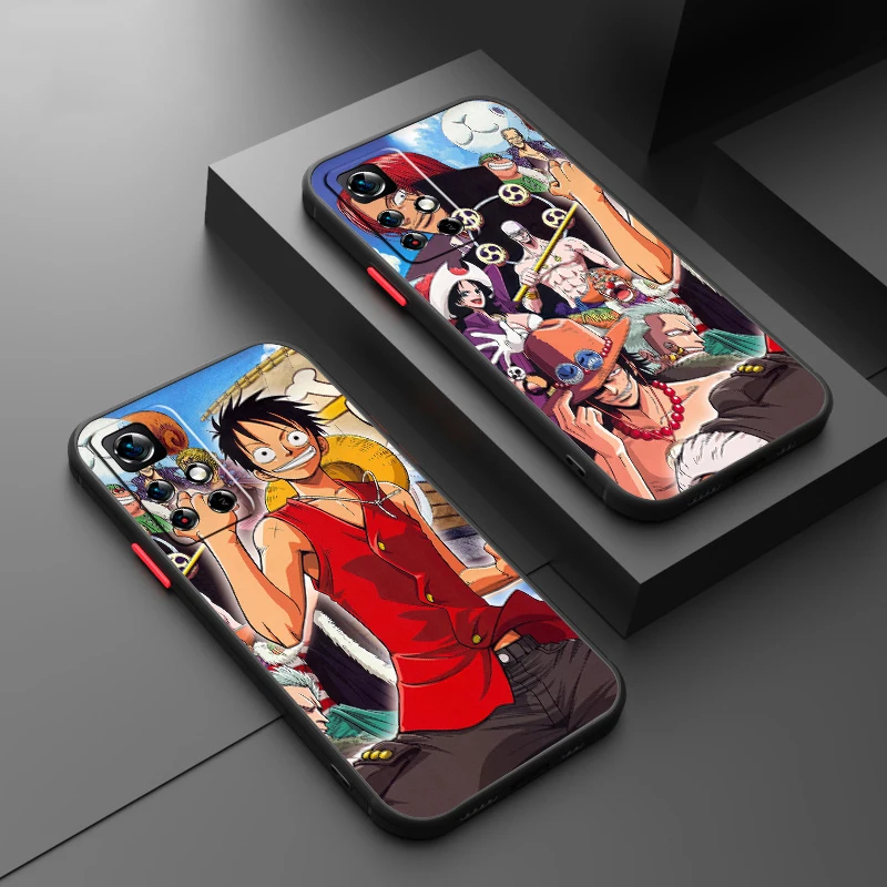 Popolare Anime Pirate K-King Poster Smerigliato Traslucido Per Redmi 7A 7 8 8A 9A 9C 9At 9 9T 10X 10A 10C 10 11A A1 K40 5G Indietro