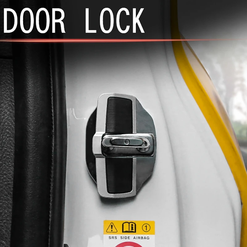 TRD Door Stabilizer Door Lock Protector Latches Stopper Covers 2 Sets For Toyota Land Cruiser Alphard Vellfire
