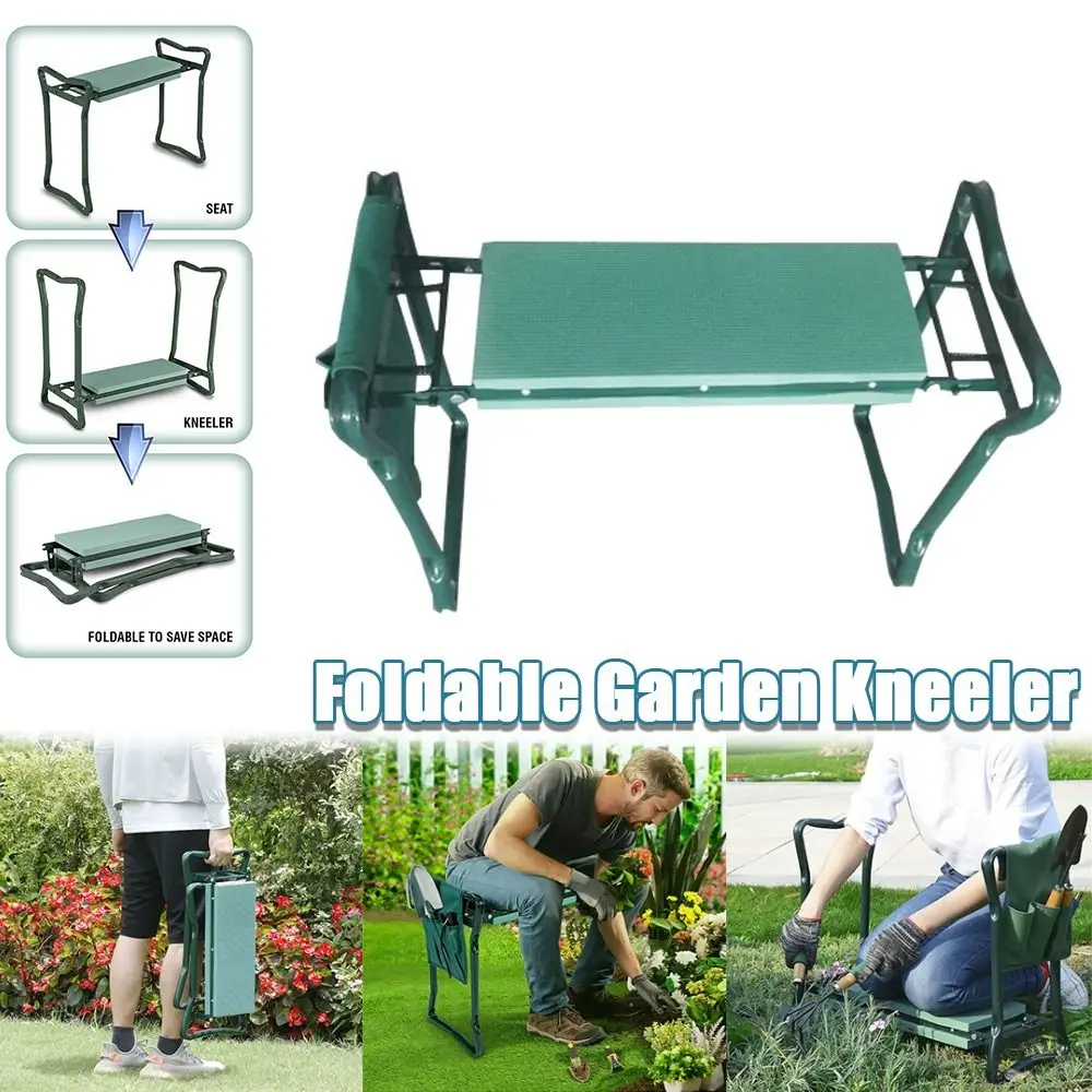 Foldable Garden Kneeler Portable Soft Cushion Garden Kneeling Bench Stool Seat Pad knee protection pad