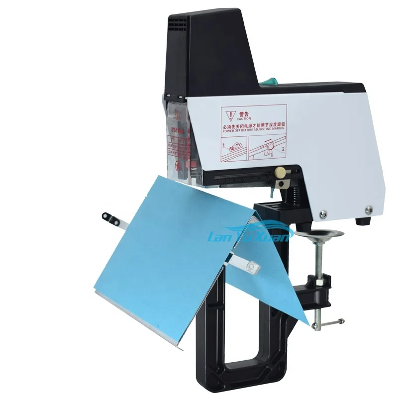 

heavy duty saddle paper stapler electric machine