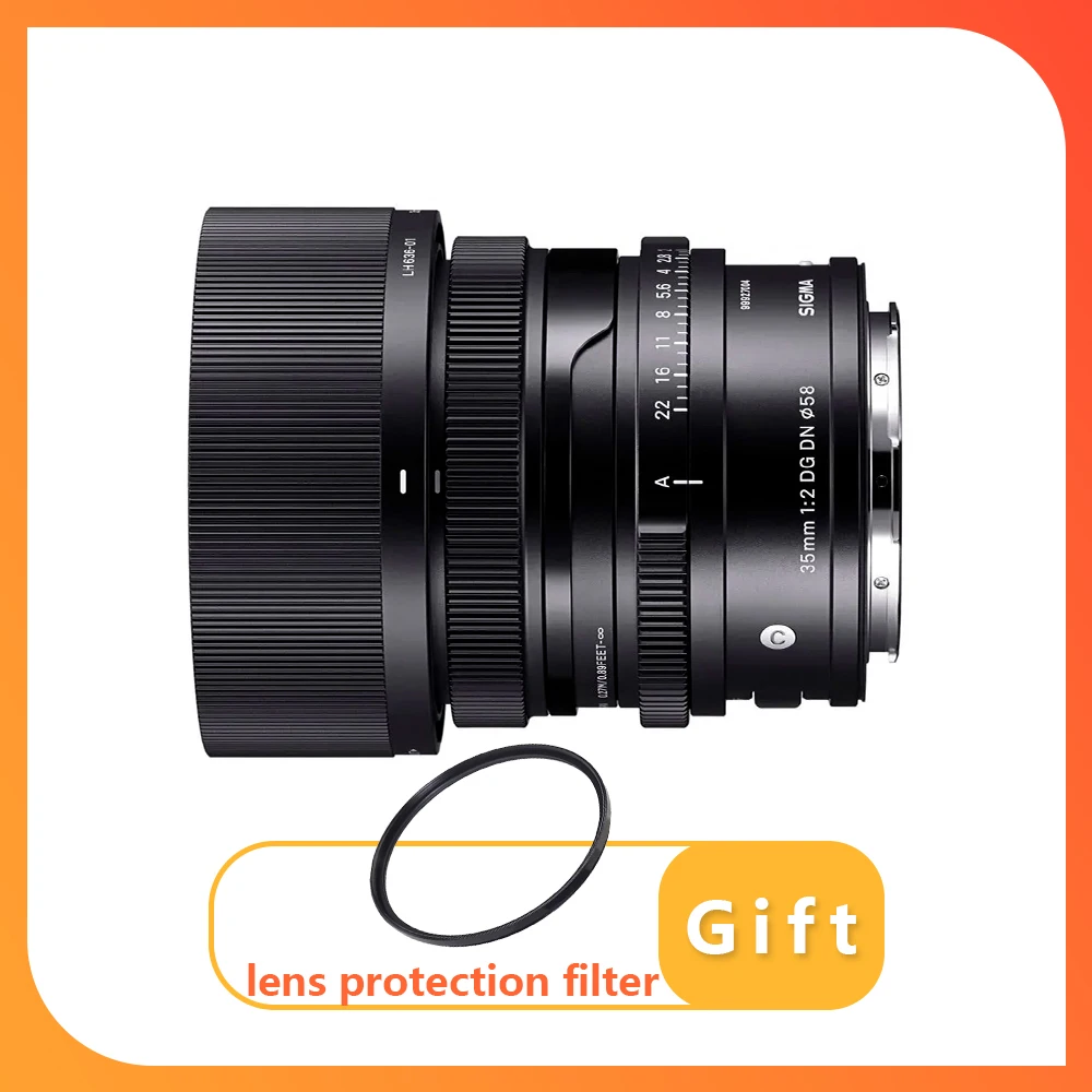 Sigma 35Mm F2 Dg Dn Obiettivo Contemporaneo Full Frame Mirrorless Camera Prime Lens Per Sony E Mount A7Iii A7Iv A7C A7R A6400 Zv-E10