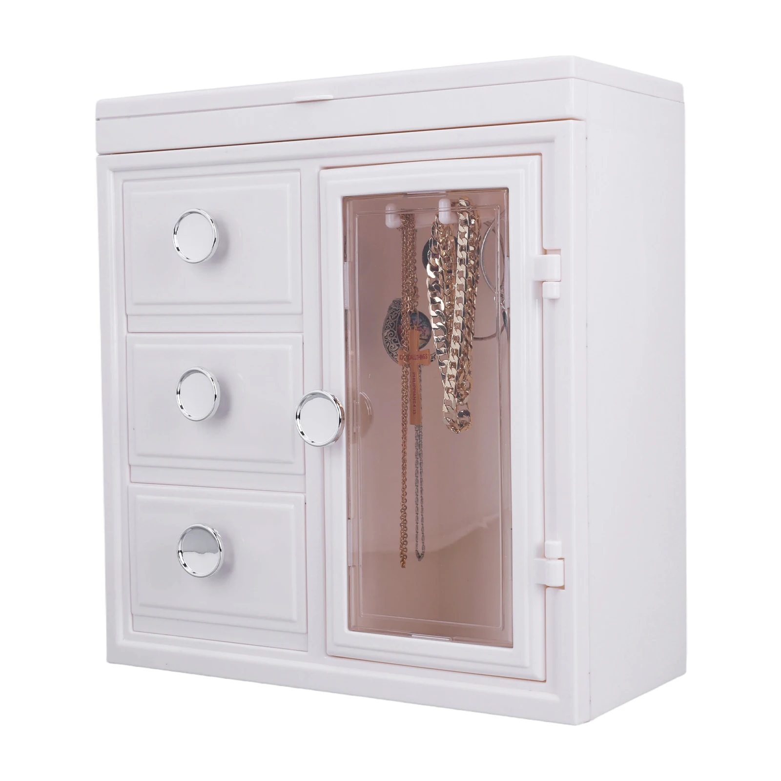 Jewelry Organizer with Mirror Jewelry Holder Organizer for Necklaces Rings Earrings Bracelets Birthday Valentine Gifts